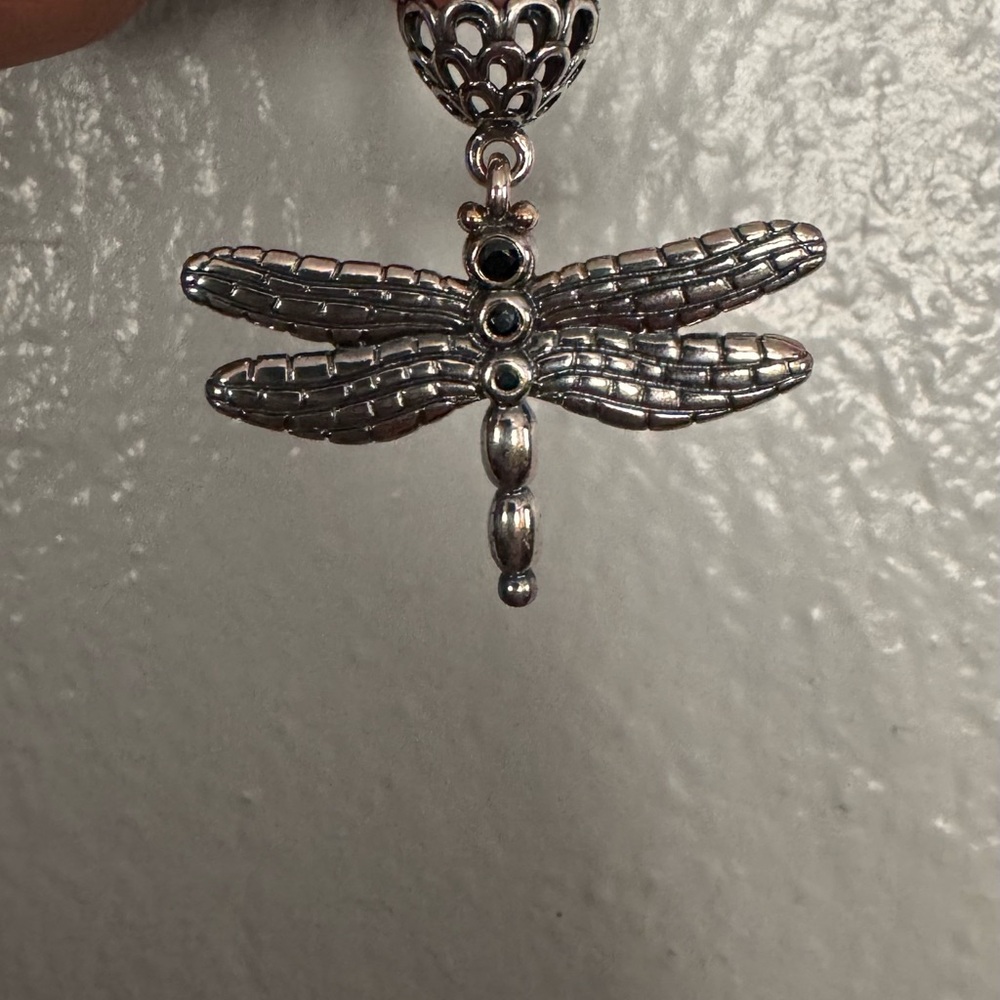 Pandora Silver Dragonfly Pendant